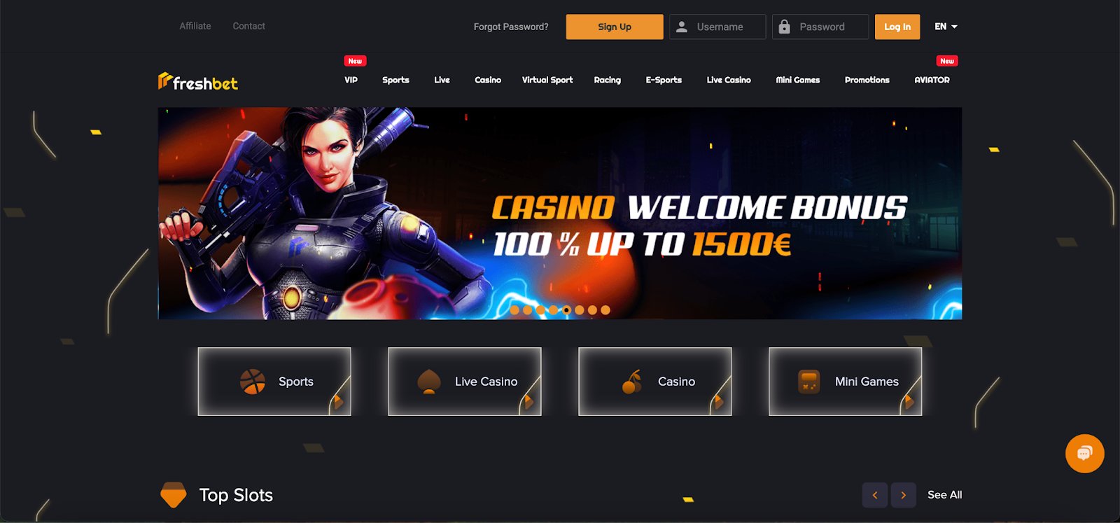Freshbet screenshot