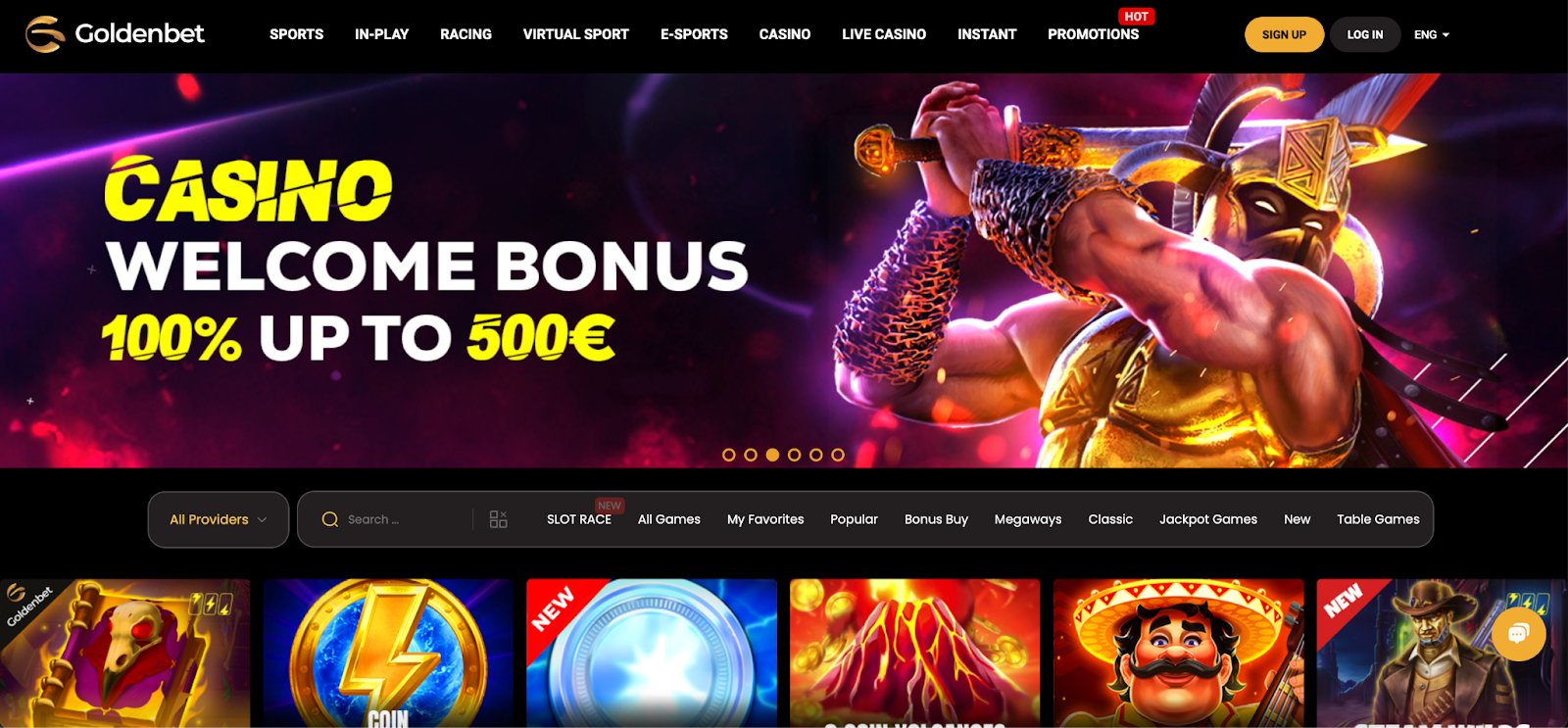 Goldenbet screenshot
